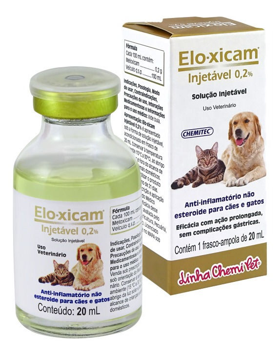 ELO-XICAM INJETAVEL 0,2% 20ML