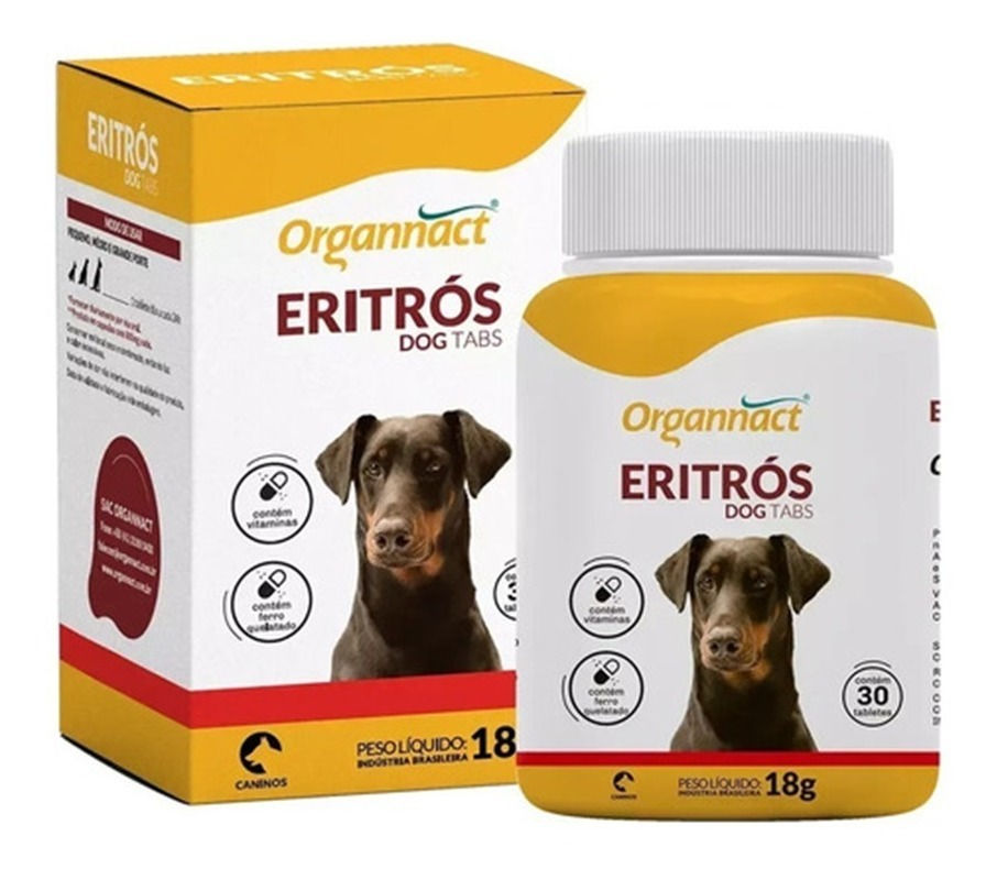 ERITROS DOG - 30 TABLETES - ANTIANEMICO