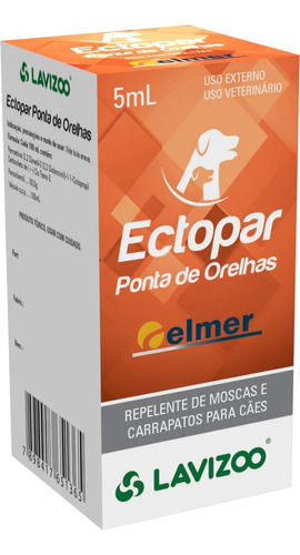 Ectopar Ponta De Orelha - 5ml