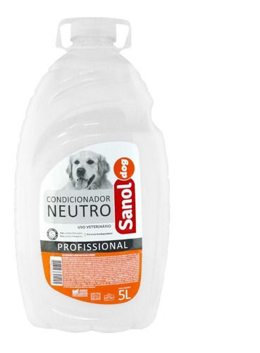 Condicionador Sanol Dog Neutro Gato Cachorro 5 Litros