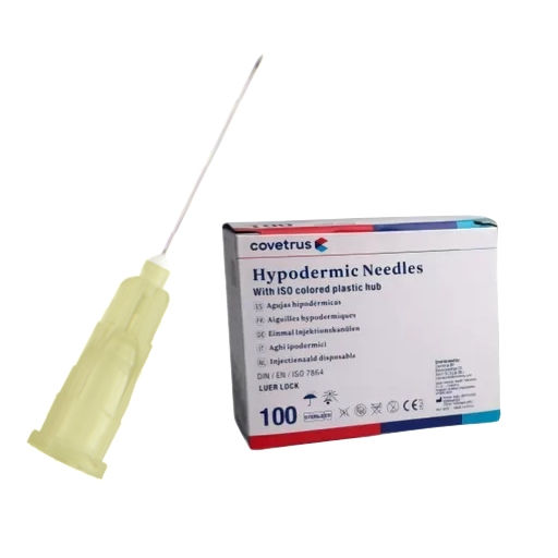 AGULHA AMARELA 30G 0.3 X 12 MM C/100UN