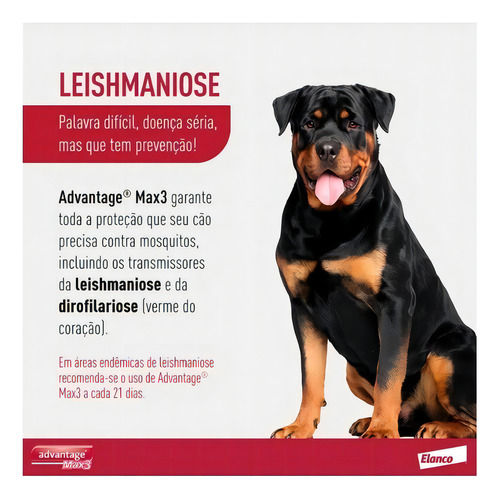 Miniatura: Advantage Max3 Cães Até 4kg 3 Pipetas 0,4ml - Antipulga