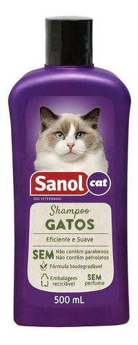 Miniatura: Shampoo Gatos Sanol Dog - 500ml