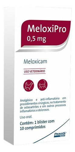 Miniatura: MeloxiPro 0,5 Mg - 10 Comprimidos