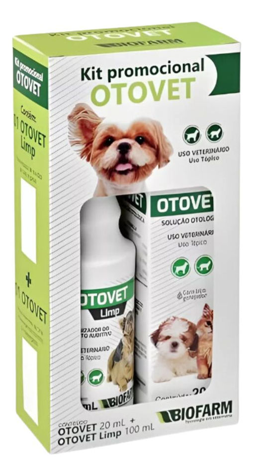 Otovet Kit Limp 100ml + Solução 20ml