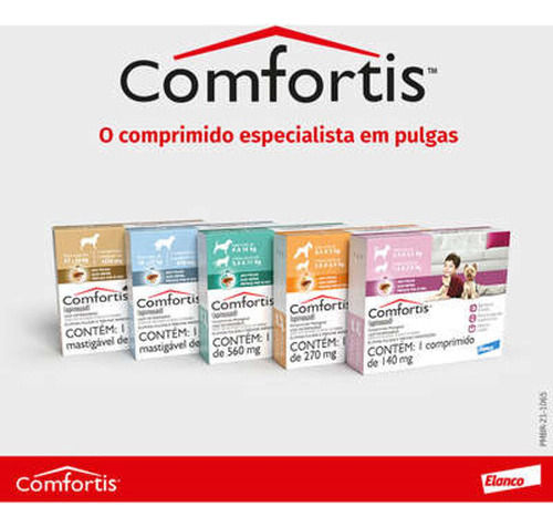 Miniatura: Combo Comfortis Cães De 2,3 A 4,5kg E Gatos De 1,4 A  2,8kg