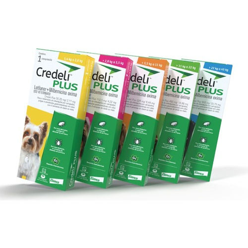 Miniatura: Antipulgas Credeli Plus Cães 22kg A 45kg 1 Comprimido