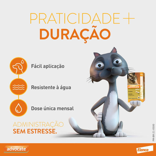 Miniatura: Advocate 0,4ml Para Gatos Até 4kg - 1 Pipeta