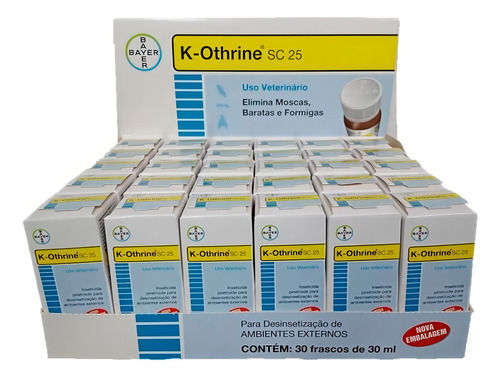 Caixa 30 K-othrine 30ml Inseticida Contra Insetos