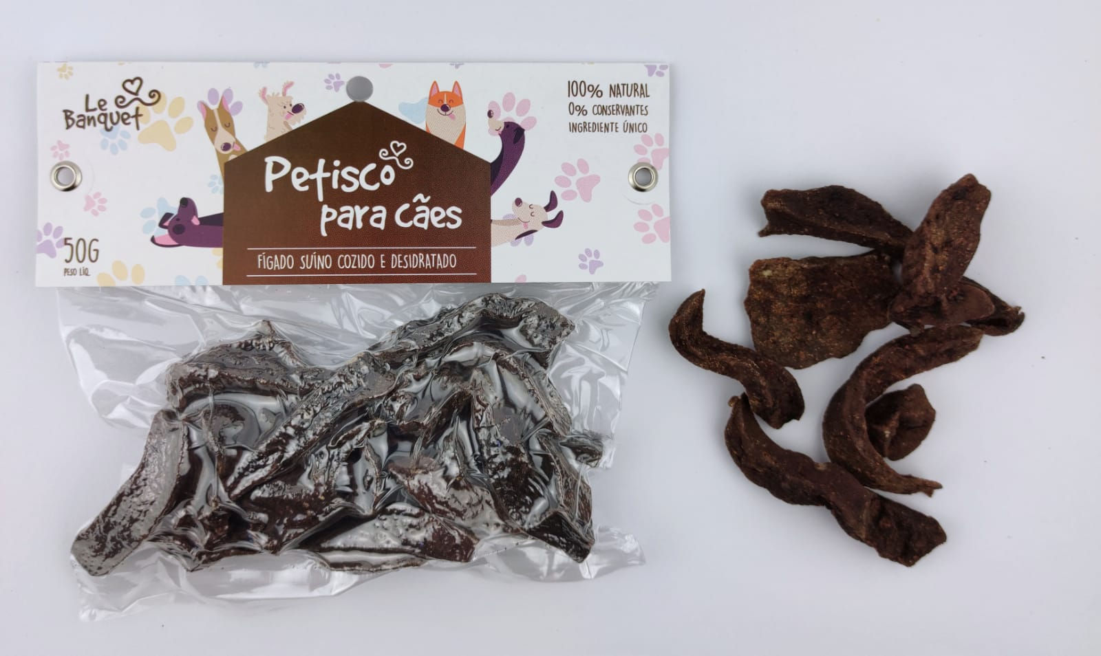 Petisco Canino Fígado Suíno 50g