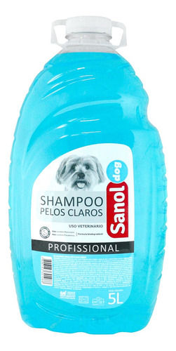 Shampoo Pelo Claros Sanol Dog - 5L