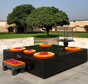Raj Ghat Mahatma Gandhi Delhi India
