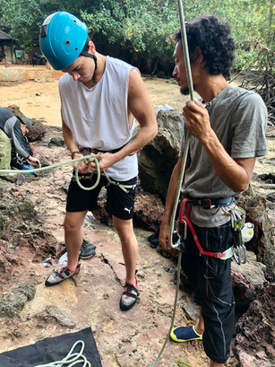Rock climbing in Krabi