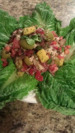 Pulpo ensalada Octopus salad w/ Mang