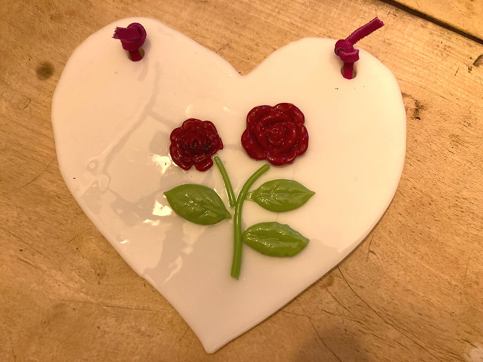Glass Fusing: Hearts of Flowers Workshop