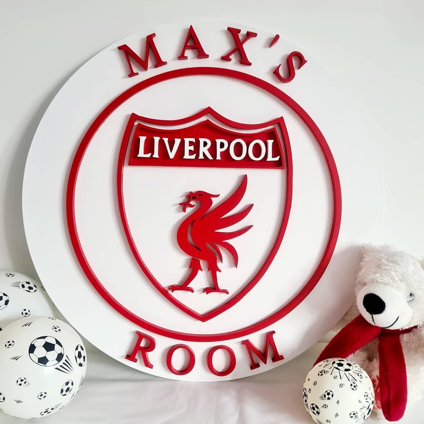 Personalised Liverpool sign. Prices from