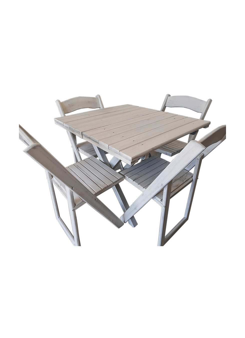 Miniatura: JUEGO DE MESA COMEDOR VINTAGE DEL BOSQUE  4P