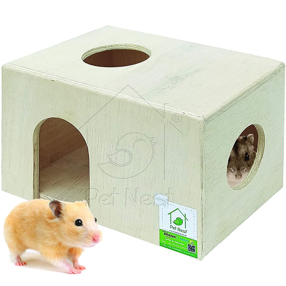 Wood House for Small Animals Hide House