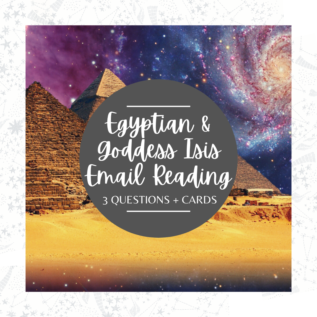 Egyptian & Goddess Isis Email Reading (3 questions + cards)