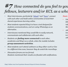 sharing insights - summary of interviews and recommendations for improving the UX
