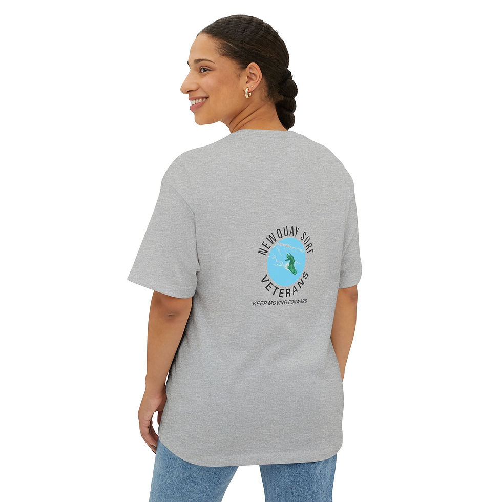 Thumbnail: Unisex Oversized Boxy Tee, Casual Tee, Everyday Wear, Gift for Her/Him