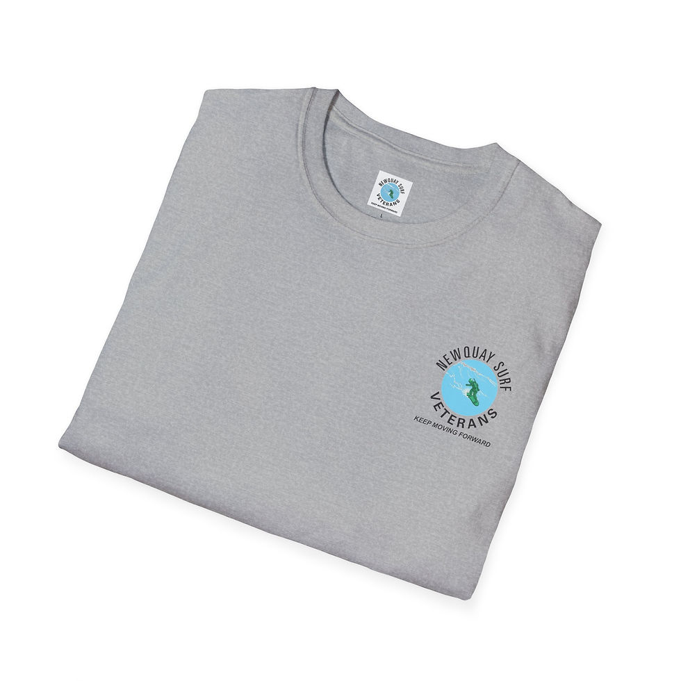 Thumbnail: Surf Veterans T-Shirt - Keep Moving Forward | Unisex Style, Relaxed Fit,
