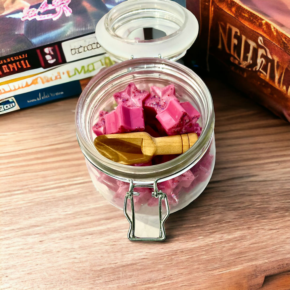 Thumbnail: 30 Wax Melts in Refillable Clip Top Glass Jar