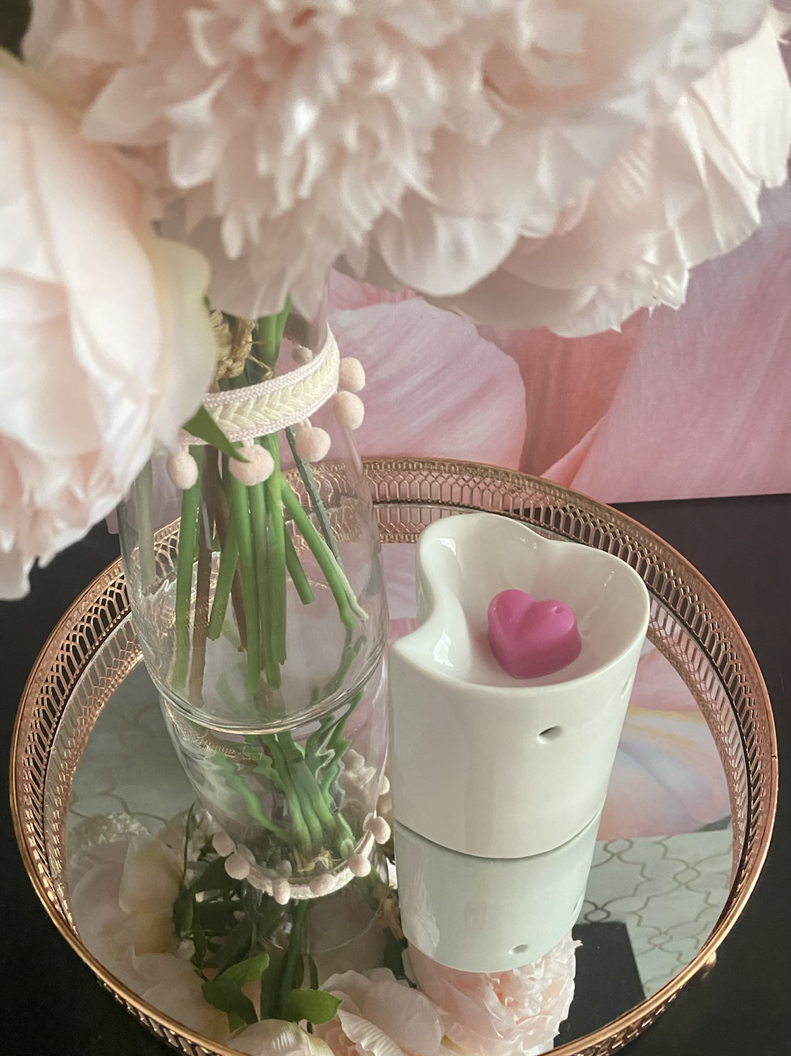 White Heart Ceramic Wax Melter