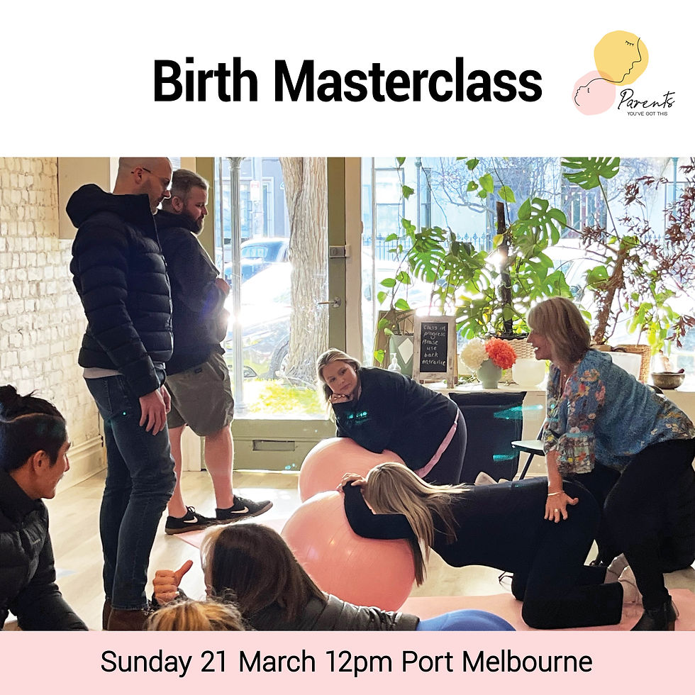 In person Birth Masterclass March 2027