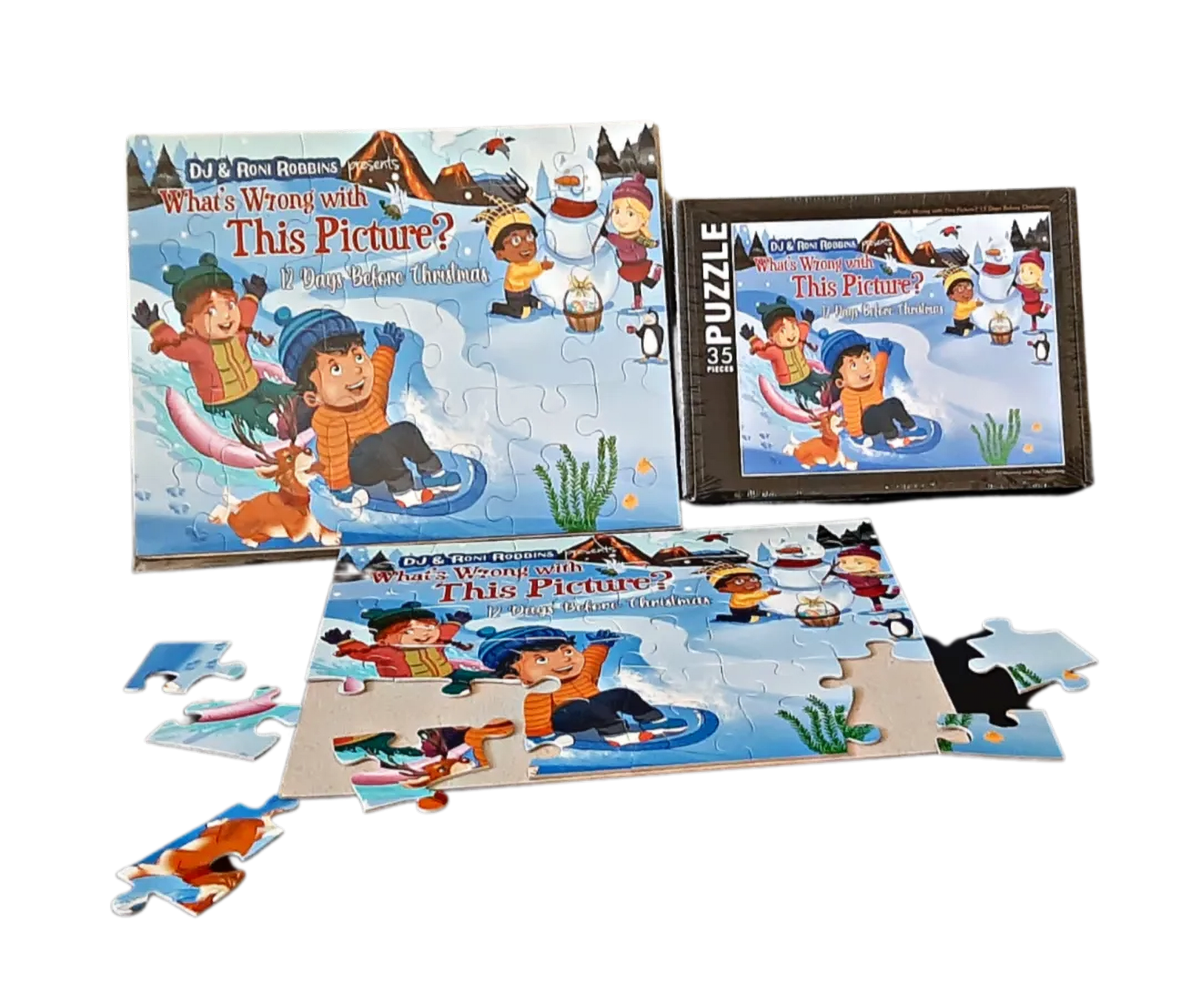 Kids Playing in the Snow, 12 Days Cover