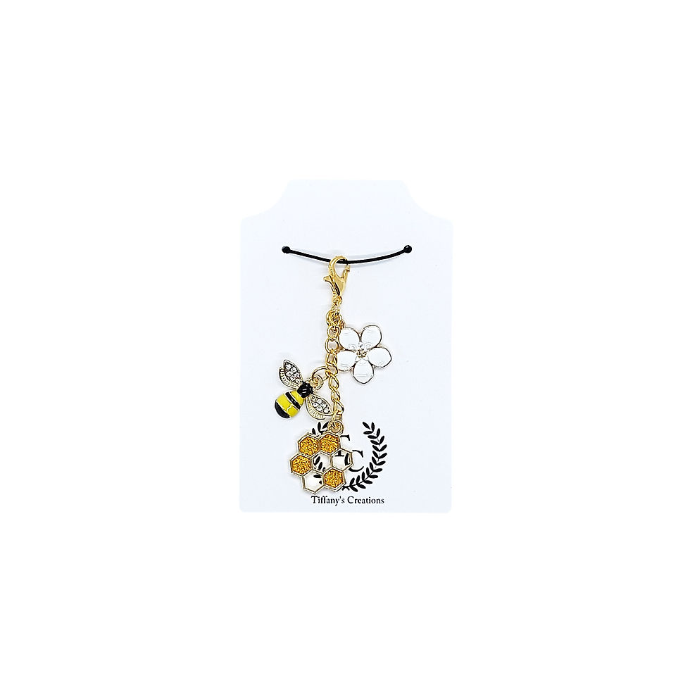 Cute Bee theme key chain