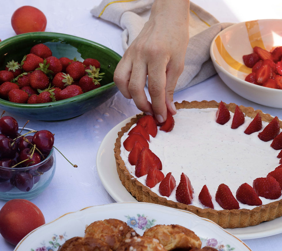 tarte aux fraises