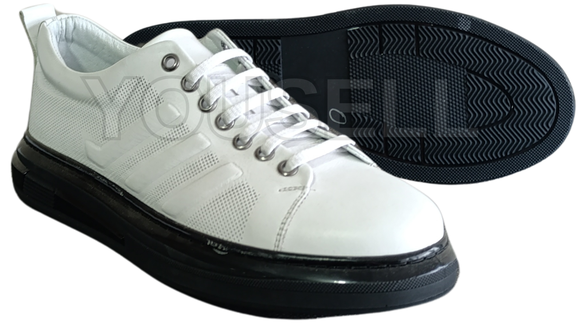 Zapatos de Piel con Forro de Cabra y Suela TR