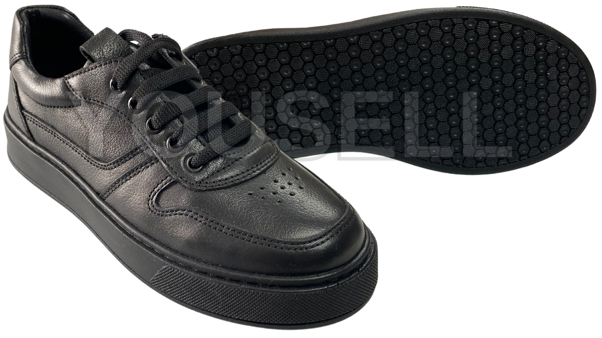 Zapatos de Piel con Suela Termo y Forro de Cuero