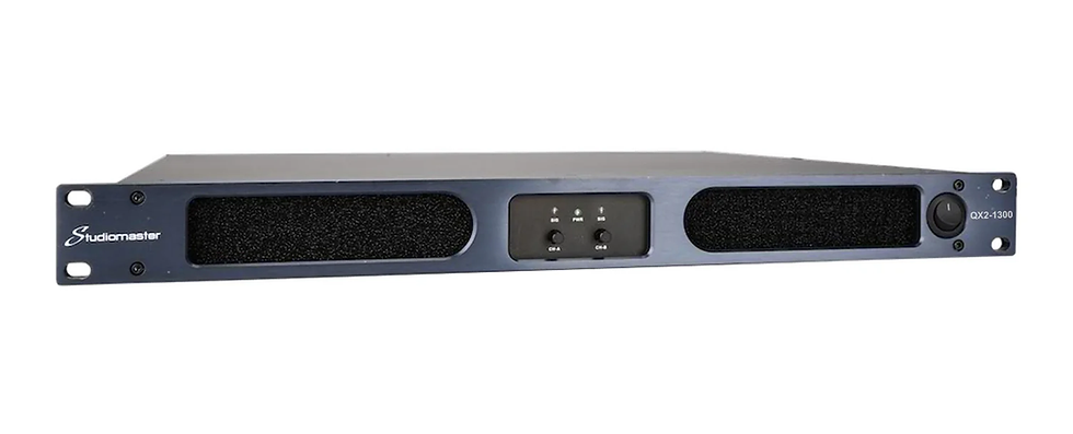 Studiomaster QX2-1300 2 x 1100 Watt Power Amplifier