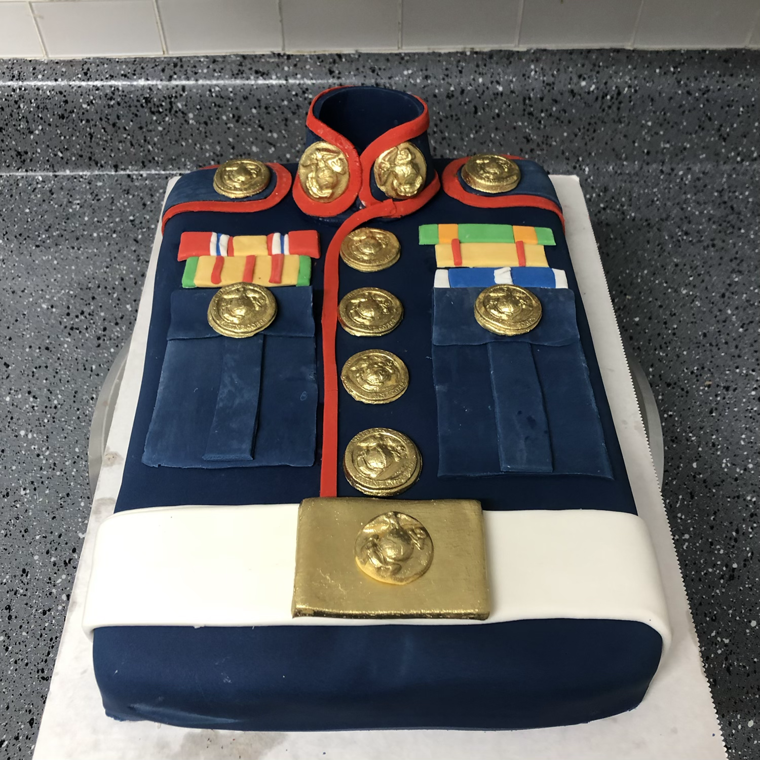 Custom Groomsman's Cake