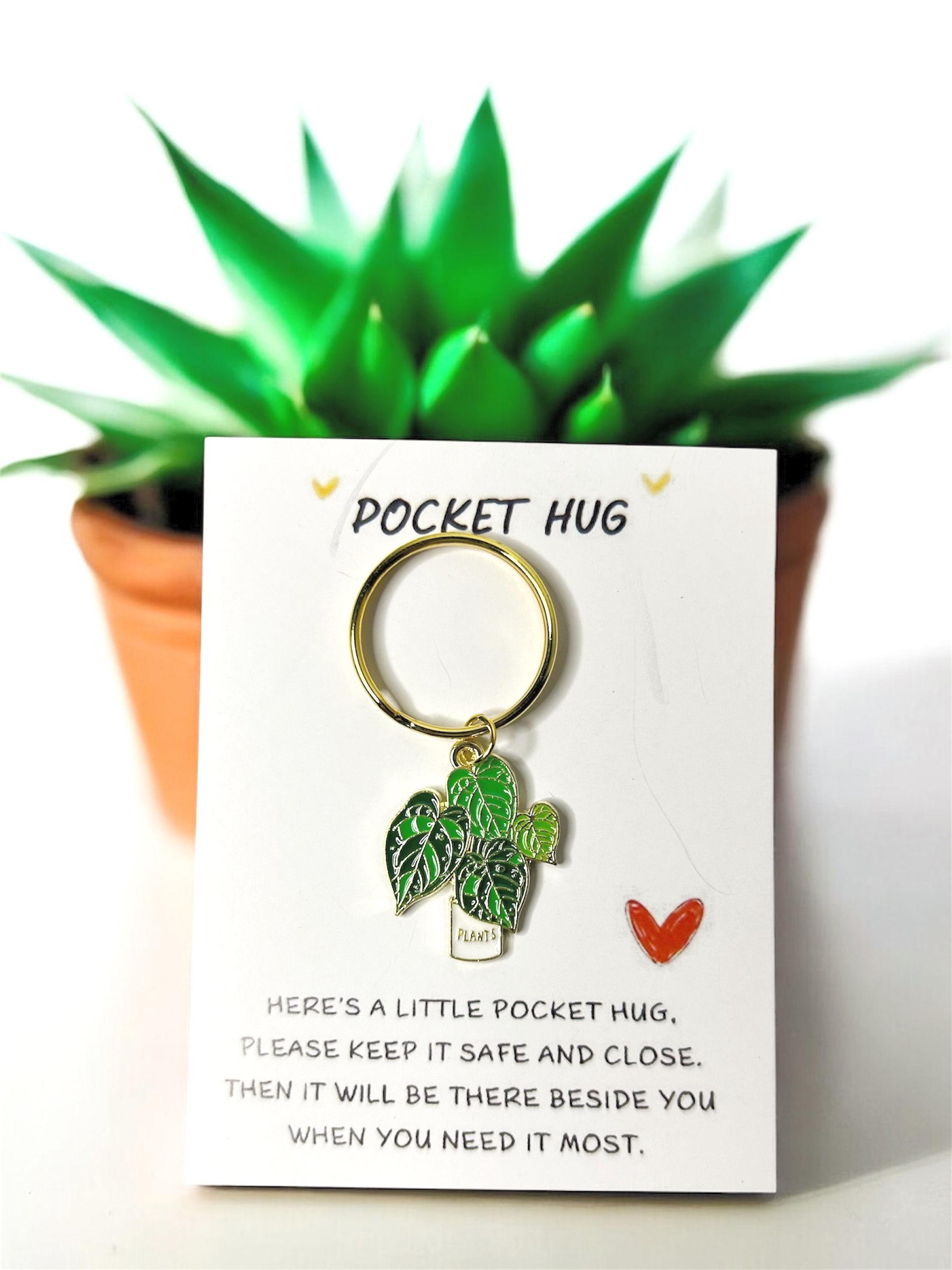 Keychain (pocket hug) Anthurium
