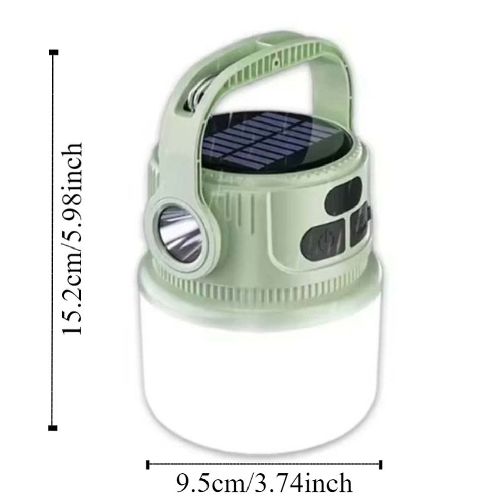 Miniature : LED Light LED Solar Camping Light Waterproof USB Rechargeable Rechargeable Light