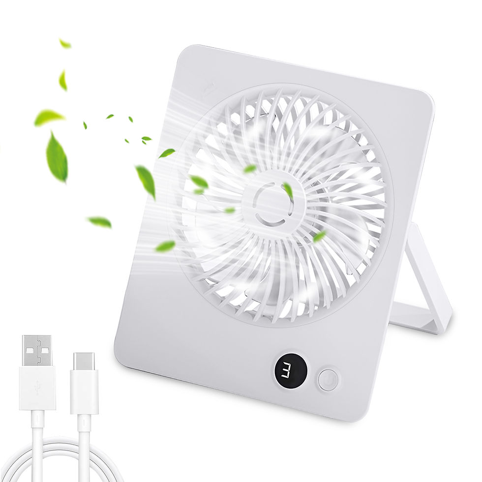 Miniature : Rechargeable Mini Desktop Fan, Making It A Portable Fan Suitable for Office Desk