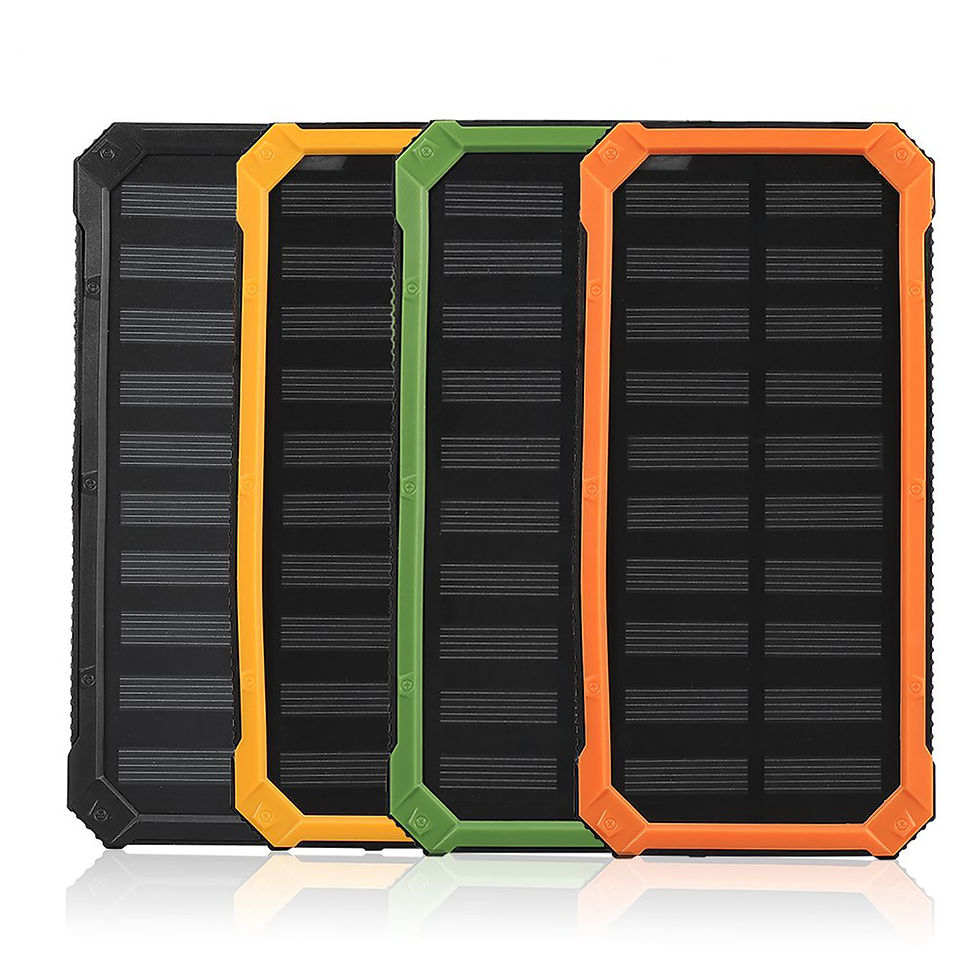 Miniature : New Portable 20000mAh Fast Charging Dual USB Polar Power Bank Case DIY Kit Solar