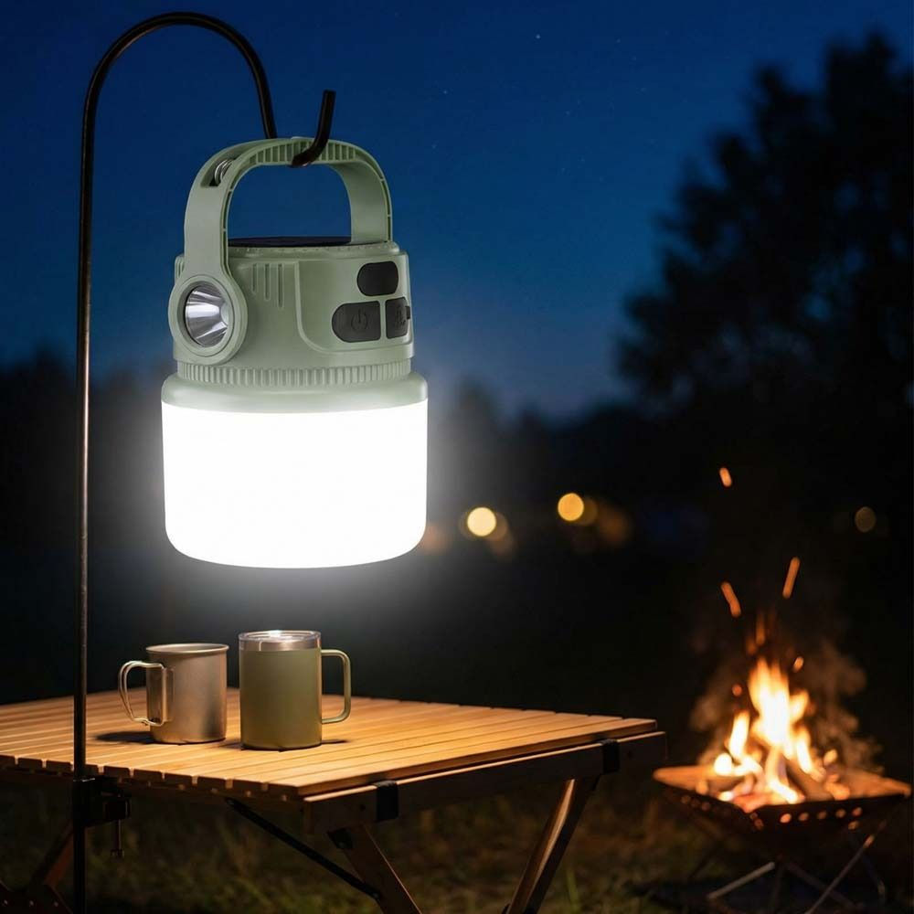 LED Light LED Solar Camping Light Waterproof USB Rechargeable Rechargeable Light