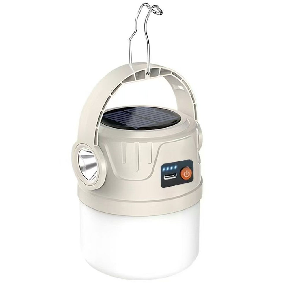 Miniature : LED Light Solar Powered Light IP55 Waterproof Ultra Bright Camping Light Multi F