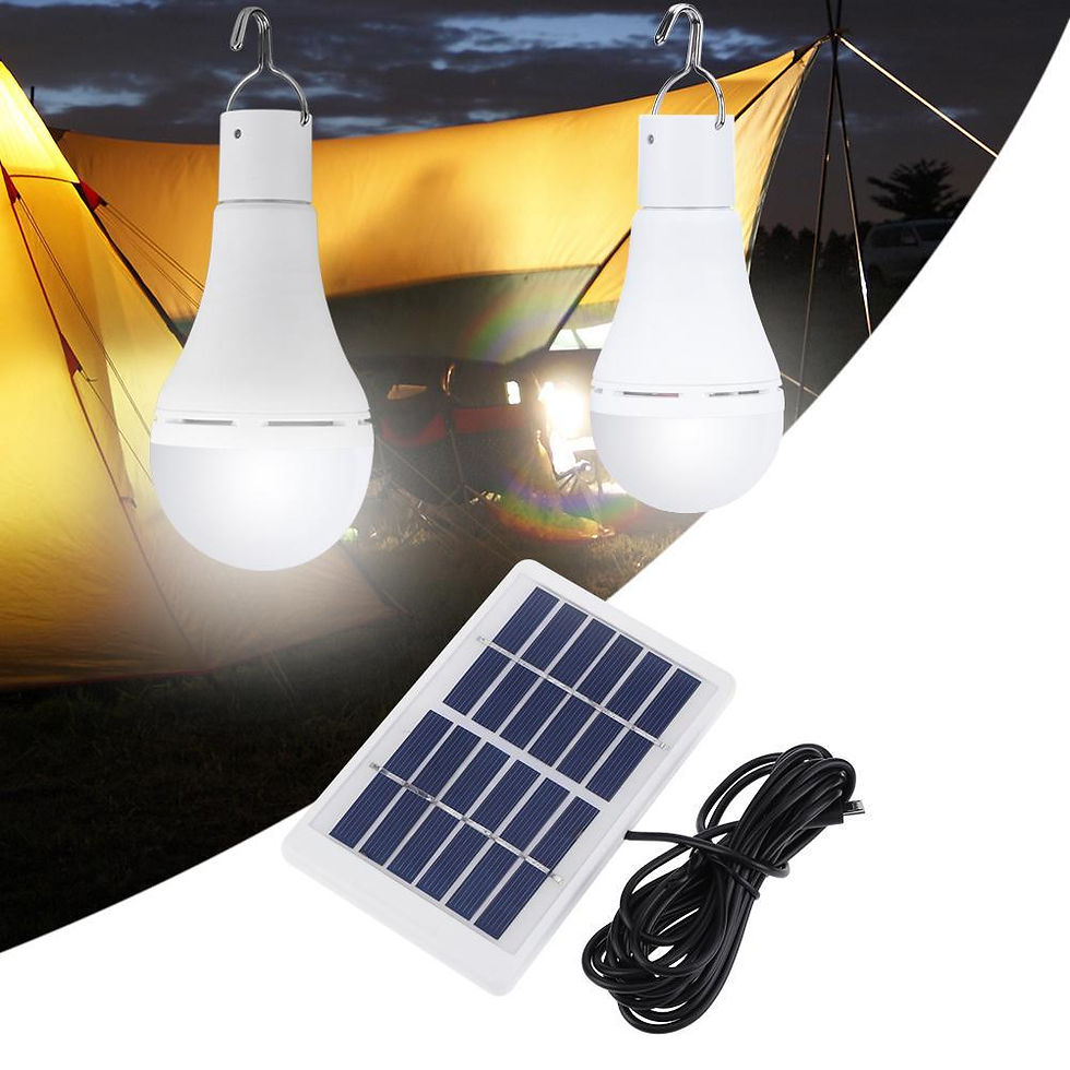 Miniature : Solar Camping Light Waterproof USB Charged Hanging Emergency Sunlight Powered La