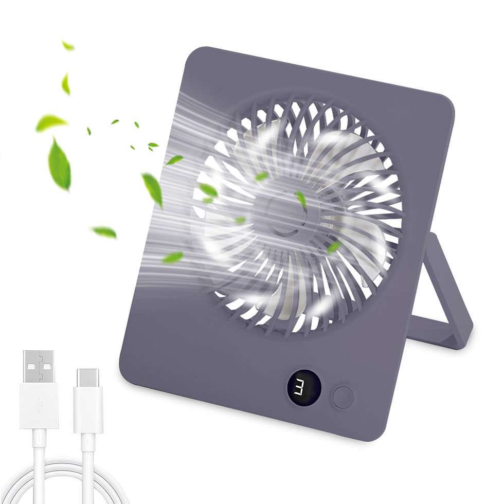 Miniature : Rechargeable Mini Desktop Fan, Making It A Portable Fan Suitable for Office Desk