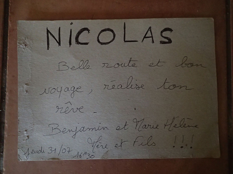 Souvenir de route.