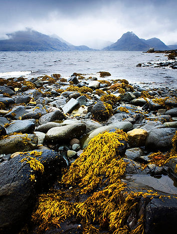 Inspirational view towards the Cuillin from Elgol, Isle of Skye