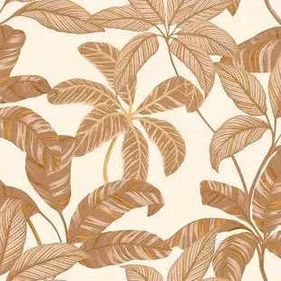 Papel de Parede Vinílico Contemporâneo Ref 4103 Ocre 52cm x 10m