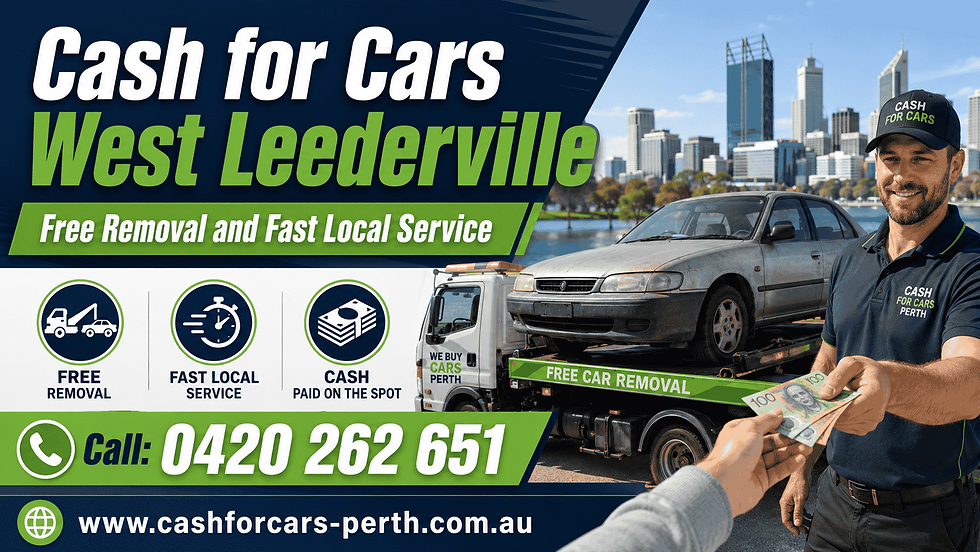 Cash for Cars West Leederville with Free Removal and Fast Local Service