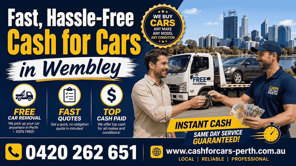 Fast, Hassle-Free Cash for Cars in Wembley