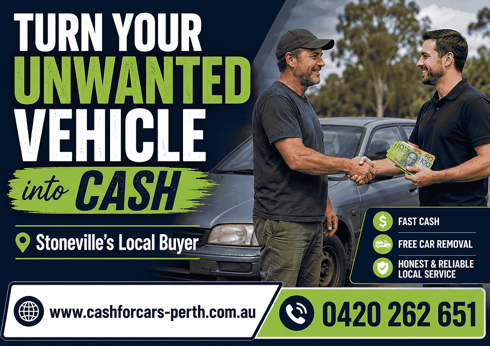 Turn Your Unwanted Vehicle into Cash - Stoneville’s Local Buyer